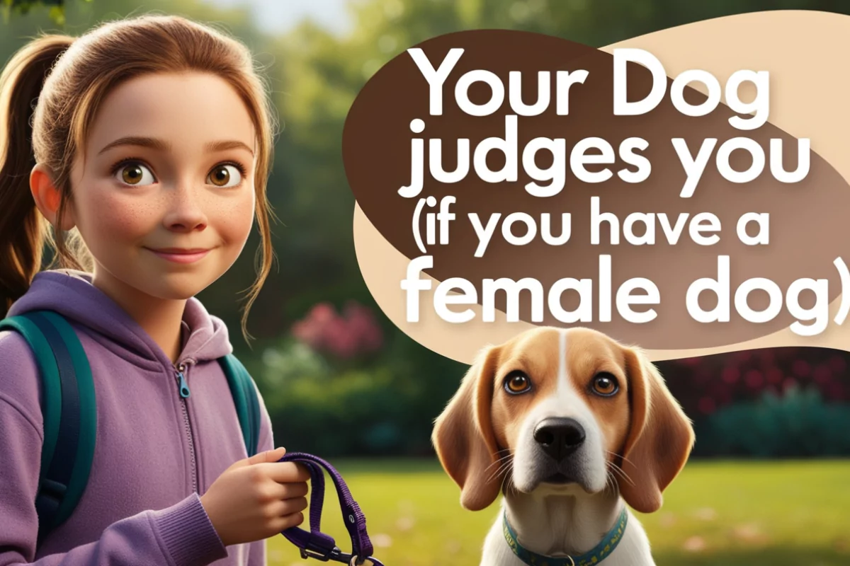 an image of Your Dog Judges You (If You Have A Female Dog)