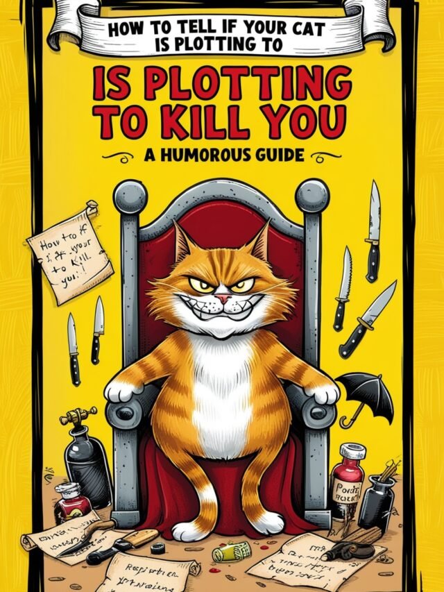 How To Tell If Your Cat Is Plotting To Kill You: A Humorous Guide