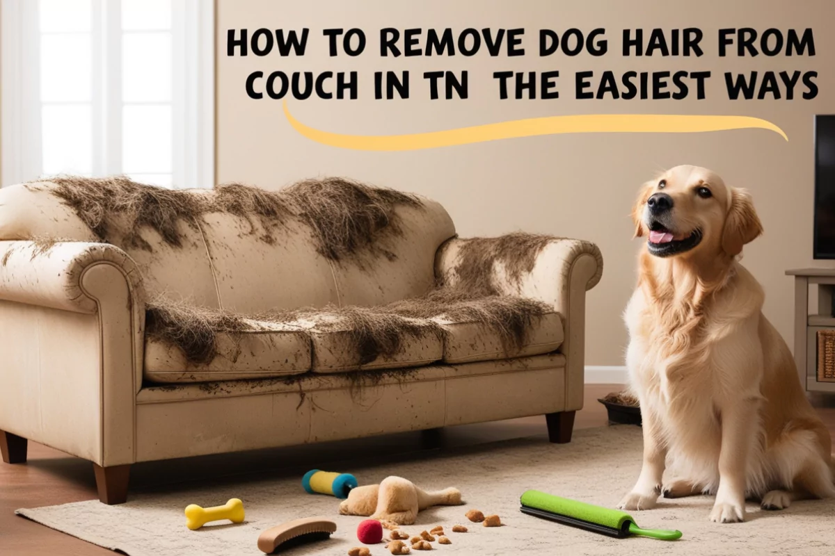 an image of How To Remove Dog Hair From Your Couch In The Easiest Ways