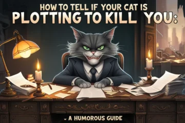 an image of How To Tell If Your Cat Is Plotting To Kill You: A Humorous Guide